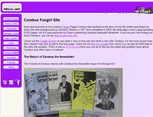 Tablet Screenshot of cerebusfangirl.com